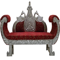 Brown Colour - Udaipur - Rajasthani - Jaipuri - Heavy - Premium - Couches - Sofa - Wedding Sofa - Maharaja Sofa - Wedding Couches - Made of Wooden & Metal