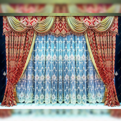 3D Print Mandap Parda - 10 FT X 15 FT - 14 KG Taiwan Cloth