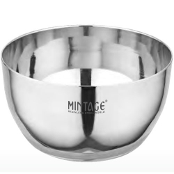 5 Inch - Bowl Kraft - Plane Bowl - Mirror Finish - Made Of Stainless Steel - Set Of 6