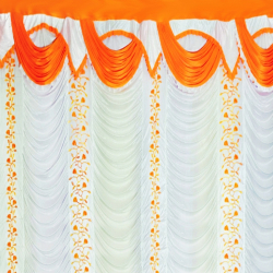 Designer Curtain  -  Made of 24 Gauge Bright Lycra Cloth