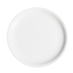 13 Inch - Bonchina Dinner Plates - Made Of Food-Grade Virgin Plastic Material - Round Shape - White Color