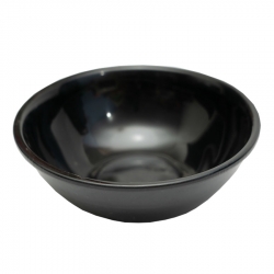 7 Inch - Serving Bowl - Donga - Made of Food Grade Acrylic - Black Color