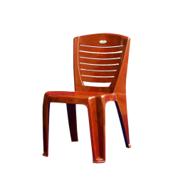 Nilkamal  Arm Less Plastic Chair - Made Of Plastic - Red Color