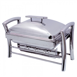 8 LTR - Chafing Dish - Hot Pot Dish - Garam Set - Buffet Set - Made Of Stainless Steel.