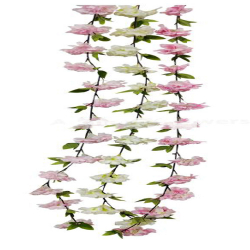 Height - 72 Inch - Cherry Blossom Hanging - Hanging - Artificial Well - AF 472 - Light Pink & White Color