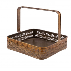 9 Inch - Fruit Basket - Fancy Decorative Basket - Made Of Iron