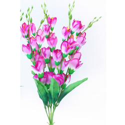 Height 24 Inch - Heavy Glad Bunch X 5 - AF- 312 - Leaf Bunch - Purple Color