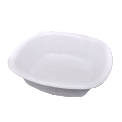 Square Shape Chat Plate - 5 Inch - Made Of  Regular Plastic