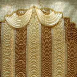 Designer Curtain - Made of 24 Gauge Bright Lycra Cloth