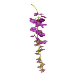 Height - 18 Inch - Artificial Hanging - Latkan - Flower Decoration - Artificial - AF 177 - Purpule Color