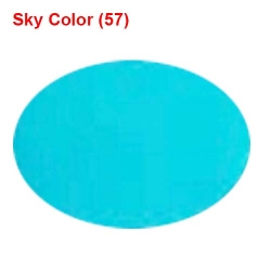 Satin Cloth - 42 Inch Panna - 8 KG - Event Cloth - Sky  Color