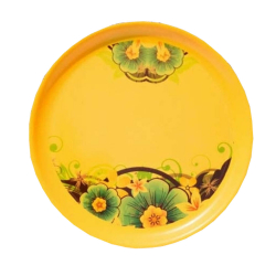 Printed Dinner Plates - 12 Inch - Made Of Regular Plastic Material