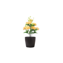 1.2 FT - Artificial Flower Bunches - Fake Flowers Artificial Plant without Pot - Yellow Color