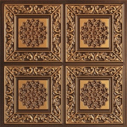 2 FT X 2 FT - Wedding Decorative Panel - Background Pannel - Made Of PVC - Antique Brown Color
