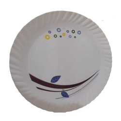 Printed Round - 13 Inch - Made Of Plastic Material