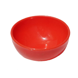 3 Inch Straight Katori - Bowl - Wati - Curry Bowls - Dessert Bowls - Made Of Food Grade Regular Plastic - Red Color