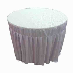 Round Table Cover - 4 FT X 4 FT - Made of Premium Quality Brite Lycra