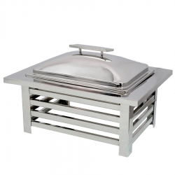 8 LTR - Chafing Dish - Hot Pot Dish - Garam Set - Buffet Set - Made Of Stainless Steel.