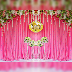 3D Print Mandap Parda - 10 FT X 15 FT - 14 KG Taiwan Cloth