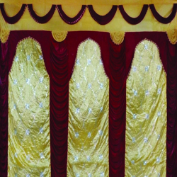 Designer Curtain - 10 Ft X 20 Ft - Made Of Bright Lycra Cloth