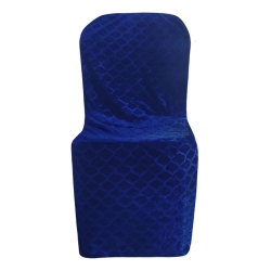 Chair Cover Without Handle - Made Of Emboss Velvet Cloth