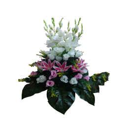 Artificial Flower Bouquet - 1.5 FT X 1.5 FT - Made of Plastic