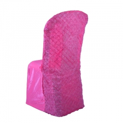 Chandni with Farneet Chair Cover without Handle For Plastic Chair - Pink Color