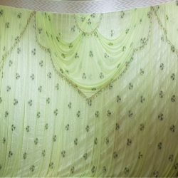 Designer Curtain - Parda -  Made of 24 Gauge Bright Lycra