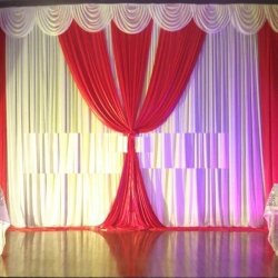 Mandap Stage Parda - 10 FT X 15 FT - Made of Brite Lycra