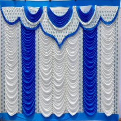 Designer Curtain  -  Made of 24 Gauge Bright Lycra Cloth