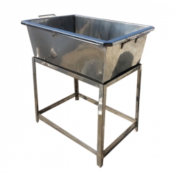 Dustbin Stand -25 Inch - Made of Stainless Steel.