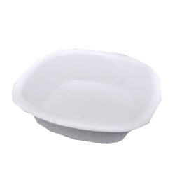 Square Shape Chat Plate - 5 Inch - Made Of  Regular Plastic