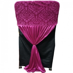 Chair Cover Bow - Made of Velvet