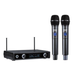 Ahuja AWM-700U2 PA Wireless Microphones - Black Color