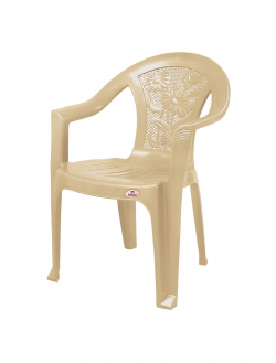 Nilkamal Plastic Chair - Made Of Plastic- Cream Color
