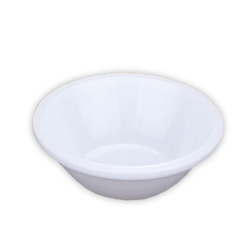 4.5 Inch - Soup - Curry Bowls Made Of Food-Grade Virgin Plastic - White Color