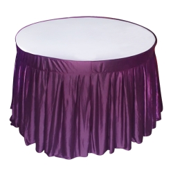 Round Table Cover - 4 ft x 4 ft - Made of Bright Lycra Cloth