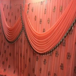 10 FT X 15 FT Parda - Curtain - Stage Parda - Wedding Curtain - Mandap Parda made of 26 gauge Brite Lycra.