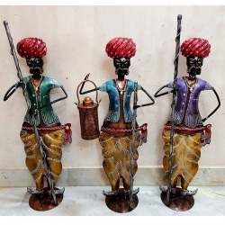 Decorative Showpiece -28 Inch - Set of 3 - Made Of Iron