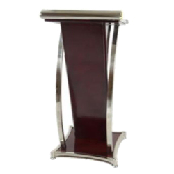 Podium - 4 FT - Made Of Stainless Steel & Wood