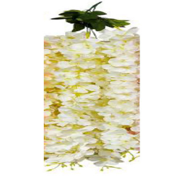 Height - 36 Inch - Artificial Creeper - Latkan - Flower Decoration - Artificial Latkan - Plastic Latkan - AF 533 -  Light White Color