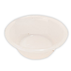 3.5 Inch Itching Round Bowl - Wati - Katori - Curry Bowls Made Of Food Grade Virgin Plastic - White Sparkle