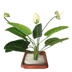 Artificial Flower Plant - 30 Inch - Made of Plastic