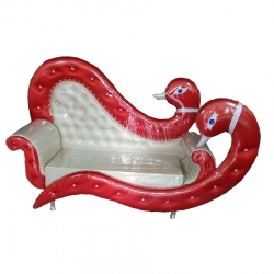Sofa & Couches - Made of Wood with Metal Finish