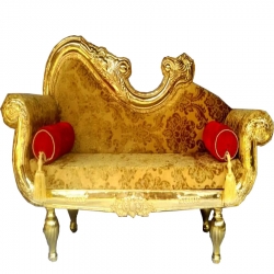 Sofa & Couches - Made of Wood with Brass Coating