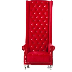 Red Color - Wedding Throne Chair - Bridal Shower Chair ..