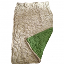 6.75 FT X 3.5 FT - Reversible Razai - Quilt - Blanket - Made Of Premium Quality Cotton .
