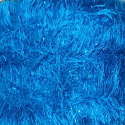Sparkled  Rainbow Fur - Made Of Cotton - Blue Color