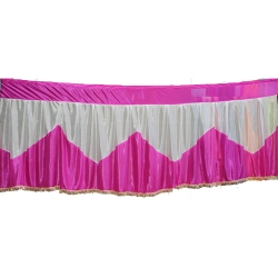 Table Cover Frill - Counter Jhalar - Made of Bright Lycra