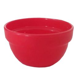 3 Inch Round Bowl - Wati - Katori - Curry Bowls Made Of Food Grade Virgin Plastic - Red Color